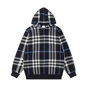 Burberry Black Check Hoodie バーバリー ブラック チェック パーカー ブラック（Burberry 59）