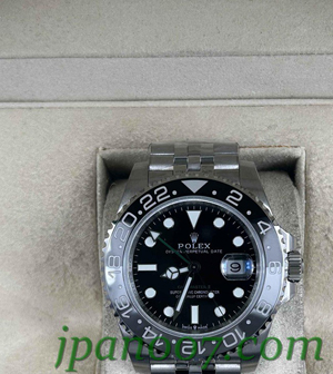 【CLEAN工場出品】ロレックススーパーコピー GMTマスターⅡ126710GRNR ジュビリー グリーン24時間針 ブラック/グレーセラミックベゼル 904Lステンレス クローンCal.3285ムーブメント