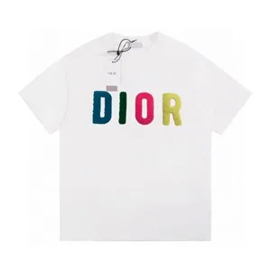 Dior Rainbow Towel Embroidered Tee ディオール レインボー タオル刺繍 Tシャツ ホワイト（Dior 35）