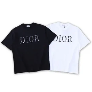 Dior Center Logo Tee ディオール センター ロゴ Tシャツ ブラックとホワイト（Dior 26）