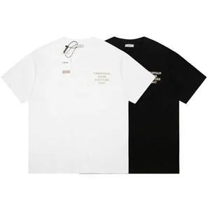 Dior 1976 Design Back Print Tee ディオール 1976 デザイン バック プリント Tシャツ ブラックとホワイト（Dior 18）