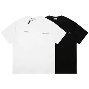 Dior Center Flower Design Tee ディオール センター フラワー デザイン Tシャツ ブラックとホワイト（Dior 17）