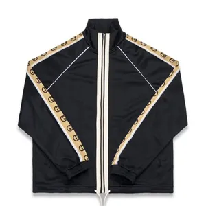 Gucci 20SS Ribbon Reflective Truck Suits Tops グッチ Gロゴリボン リフレクティブ トラックスーツ ジャージ トップス ブラック（Gucci 122?）