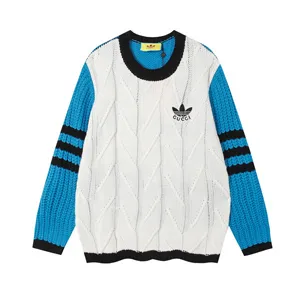 Gucci x Adidas Knit グッチ x アディダス ニット セーター ホワイトブルー（Gucci 1）