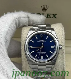 【CLEAN工場出品】ロレックススーパーコピー オイスター パーペチュアル36mm 126000ブルーダイアル　904Lステンレス　クローンCal.3230ムーブメント