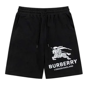 Burberry Equestrian Knight Logo Sweat Shorts バーバリー エスクリアンナイト ロゴ スウェット ハーフパンツ ブラック（Burberry 36）