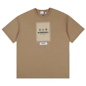 Burberry Sergio Label Logo Tee バーバリー セルジオ ラベル ロゴ Tシャツ ブラウン（Burberry 91）