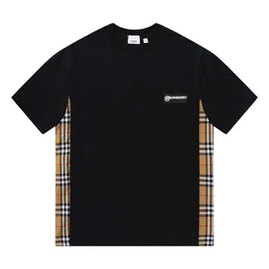 Burberry Side Check T-shirt バーバリー サイド チェック Tシャツ ブラック（Burberry 85）
