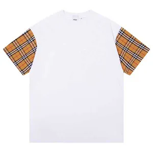 Burberry Shoulder Check White Tee バーバリー ショルダー チェック ホワイト Tシャツ（Burberry 51）