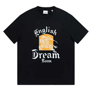 Burberry Slogan Print Black Tee バーバリー スローガン プリント ブラック Tシャツ（Burberry 43）