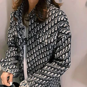 Dior Logo Over Jacket ディオール ロゴ オーバー ジャケット ブラック ジャカード（Dior 37）