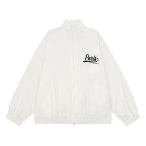 Blenciaga 24FW Paris Logo Jacket バレンシアガ 24FW パリス ロゴ ジャケット ホワイト （Balenciaga 57）