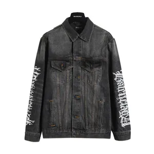 Balenciaga DIY Metal Denim Jacket バレンシアガ DIY メタル デニム ジャケット ブラック（Balenciaga 90）
