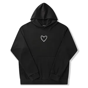 Balenciaga Chest Heart Logo Sweat Parker バレンシアガ チェスト ハート ロゴ スウェットパーカー ブラック（Balenciaga 80）