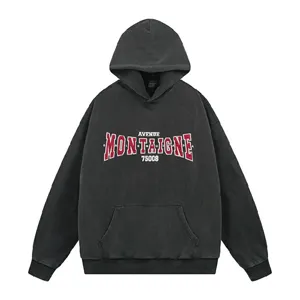 Blenciaga Montaigne Logo Hoodie バレンシアガ モンテーニュ ロゴ パーカー ブラック（Balenciaga 63）
