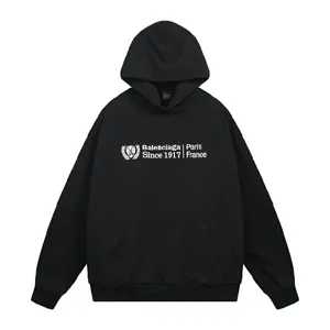 Blenciaga Paris Since 1917 Hoodie バレンシアガ パリス 1917 パーカー ブラック（Balenciaga 62）