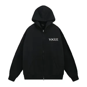 Blenciaga Vogue Logo Hoodie バレンシアガ ボーグ ロゴ パーカー ブラック（Balenciaga 61）