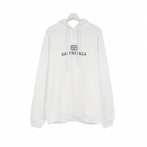Balenciaga Pixel Logo Hoodie White バレンシアガ ピクセル ロゴ パーカー ホワイト（Balenciaga 181）