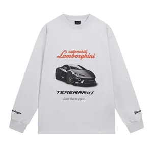 Balenciaga Lamborghini L/S Tee バレンシアガ ランボリギーニ L/S Tシャツ ホワイト（Balenciaga 47）