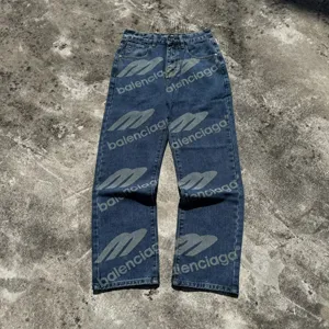 Balenciaga M Logo Denim Pants バレンシアガ M ロゴ デニムパンツ ダークブルー（Balenciaga 41）