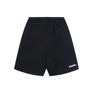 Balenciaga Simple Logo Sweat Shorts バレンシアガ シンプル ロゴ スウェット ショーツ ブラック（Balenciaga 107）