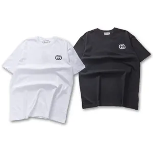 Gucci GG Emblem Tee グッチ GG エンブレム Tシャツ ブラックとホワイト（Gucci 109）