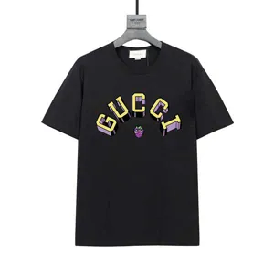 Gucci 3D Strawberry Gucci Print Logo Tee グッチ 3D ストロベリー グッチ プリント ロゴ Tシャツ ブラック（Gucci 80）