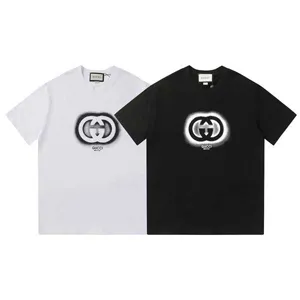 Gucci Center GG Line Logo Tee グッチ センター GG ライン ロゴ Tシャツ ブラックとホワイト（Gucci 91）