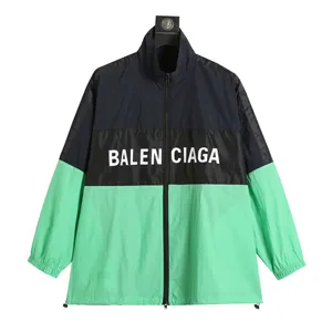 Balenciaga Nylon Wind Breaker Black Green バレンシアガ ナイロン ウインドブレーカー ブラック グリーン（Balenciaga 204）