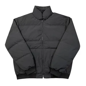 Fear of God Essentials Puffer Jacket フィアオブゴッド エッセンシャルズ パファージャケット ダウンジャケット ブラック（Fear of God 50）