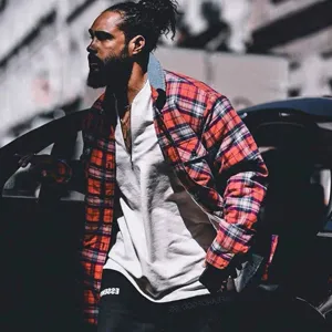 Fear of God FOG Flannel Check Shirt フィアオブゴッド フランネル チェックシャツ レッド（Fear of God 94）