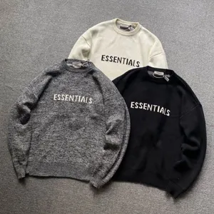 Fear of God Essentials Logo Knit Sweater FOG フィアオブゴッド エッセンシャル ロゴ ニット セーター 3色（Fear of God 171）