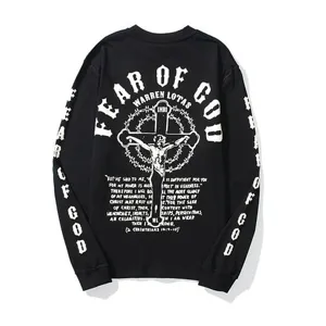 Fear of God FOG BILL Warren Lotas Hoodie フィアオブゴッド ウォーレンロータス ロンT ブラック（Fear of God 188）