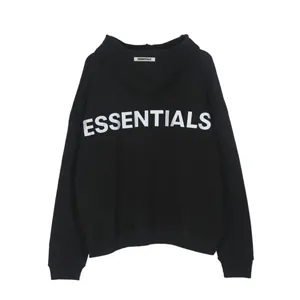 Fear of God FOG Essentials 3M Reflected Hoodie Black フィアオブゴッド リフレクト パーカー ブラック（Fear of God 185）