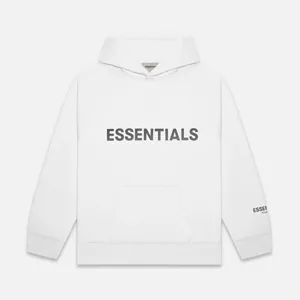 Fear of God Essentials hoodie White FOG フィアオブゴッド エッセンシャル スウェット ホワイト（Fear of God 177）