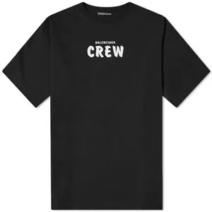 Balenciaga Crew Oversized Tee Black バレンシアガ クルー オーバーサイズ Tシャツ ブラック（Balenciaga 198）