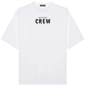 Balenciaga Crew Oversized Tee White バレンシアガ クルー オーバーサイズ Tシャツ ホワイト（Balenciaga 197）