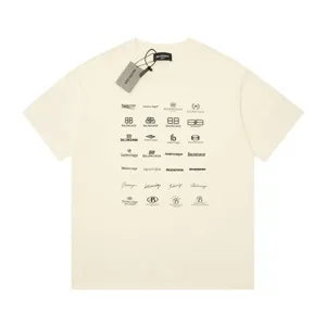 Balenciaga Archive Logos Print Tee White バレンシアガ アーカイブ ロゴ Tシャツ ホワイト（Balenciaga 176）