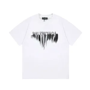 Balenciaga Inkjet letter Tee White バレンシアガ インクジェットレター Tシャツ ホワイト（Balenciaga 166）