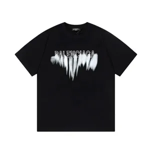 Balenciaga Inkjet letter Tee Black バレンシアガ インクジェットレター Tシャツ ブラック（Balenciaga 165）
