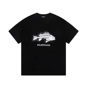 Balenciaga Fishbone Tee Black バレンシアガ フィッシュボーン Tシャツ ブラック（Balenciaga 160）