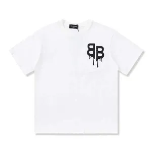 Balenciaga BB Paint Tee バレンシアガ BB ペイント Tシャツ ホワイト（Balenciaga 150）