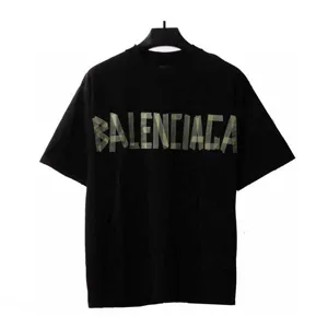 Balenciaga Tape Logo Tee Black バレンシアガ テープ ロゴ Tシャツ ブラック（Balenciaga 121）