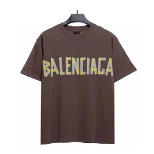 Balenciaga Tape Logo Tee Brown バレンシアガ テープ ロゴ Tシャツ ブラウン（Balenciaga 120）