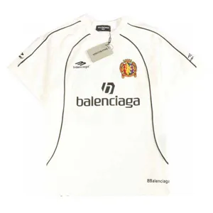 Balenciaga Football Game Shirt White バレンシアガ フットボール サッカー ゲームシャツ ホワイト（Balenciaga 112）