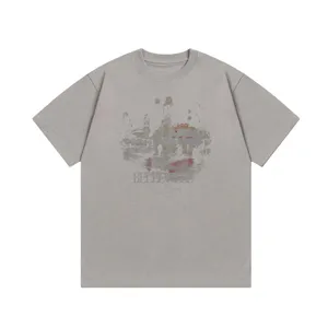 Balenciaga Belleville Print Tee バレンシアガ ベルビル プリント Tシャツ グレー（Balenciaga 14）