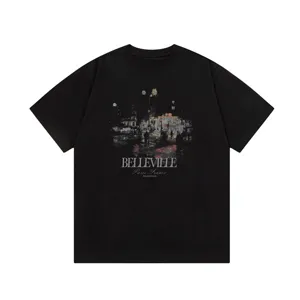 Balenciaga Belleville Print Tee バレンシアガ ベルビル プリント Tシャツ ブラック（Balenciaga 11）