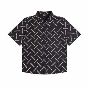 Balenciaga Logo Print Shirt バレンシアガ ロゴ プリント シャツ ブラック（Balenciaga 102）