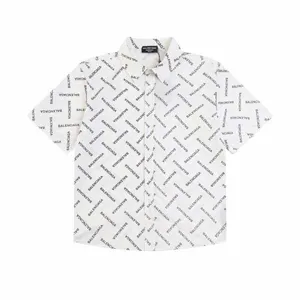 Balenciaga Logo Print Shirt バレンシアガ ロゴ プリント シャツ ホワイト（Balenciaga 104）