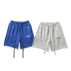Fear of God Essentials TMC Sweat Shorts フィアオブゴッド エッセンシャルズ TMC スウェット ハーフパンツ ブルー とグレー（Fear of God 150）